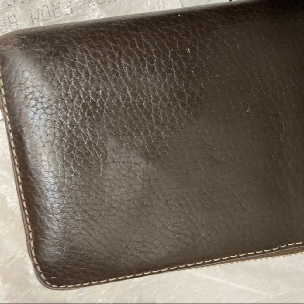 Coach brown zipper clutch wallet - Picture 5 of 12